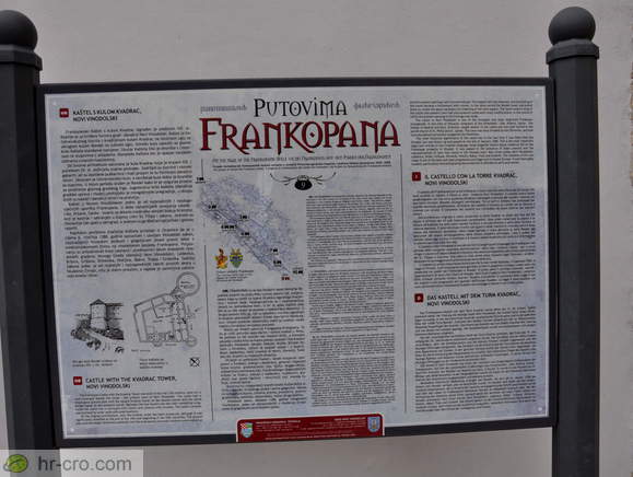 Information board - Castle with the Kvadrac Tower