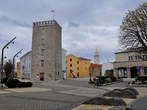 Castle with the Kvadrac Tower - Castle and steeple in the background 