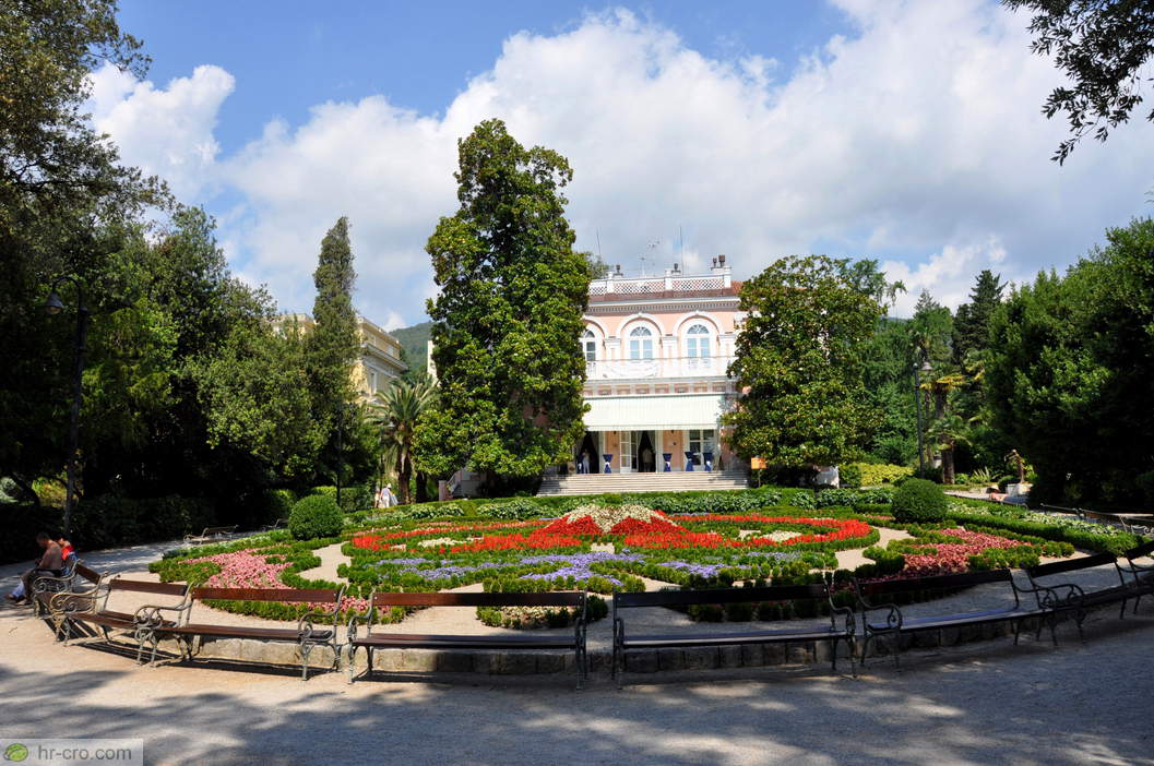 Park Angiolina z vilo Angiolina