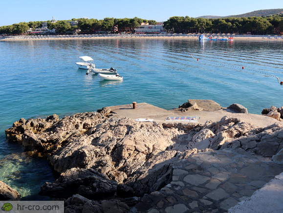 Concrete part of the Rosi Beach