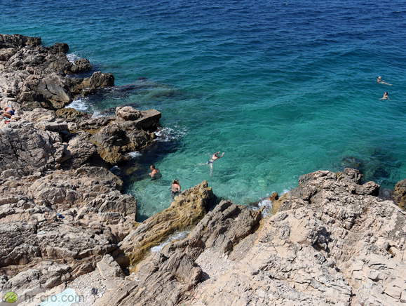 Rocky part of the Rosi Beach