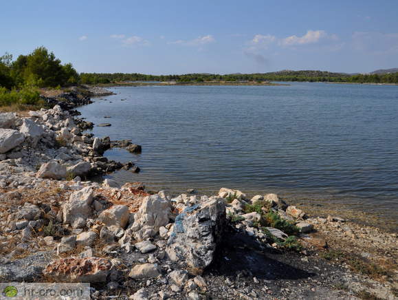 Lake Soline Velike at Sibenik
