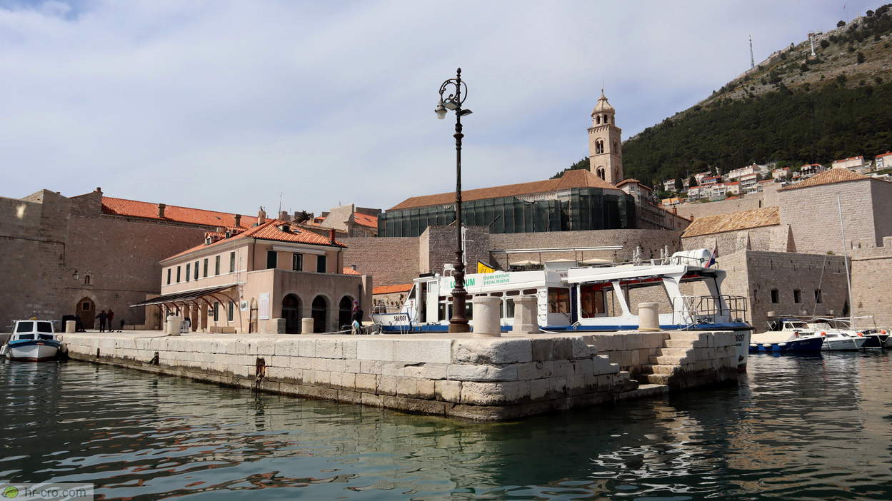Old port at the Walls of Dubrovnik