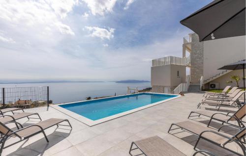 Nice Home In Bregi With House Sea View