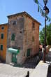 Labin - Old stone house beside the street 