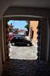 St. Florus Town Gate - View through the arched passage toward the square 