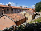 Giuseppina-Martinuzzi-Straße - Dächer und Häuser an der Giuseppina-Martinuzzi-Straße 