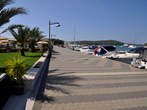Waterfront - Promenade between café terraces and the sea 
