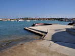 Harbour - Concrete pier in Medulin Bay 