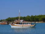 Harbour - Excursion boat in Medulin Harbour 
