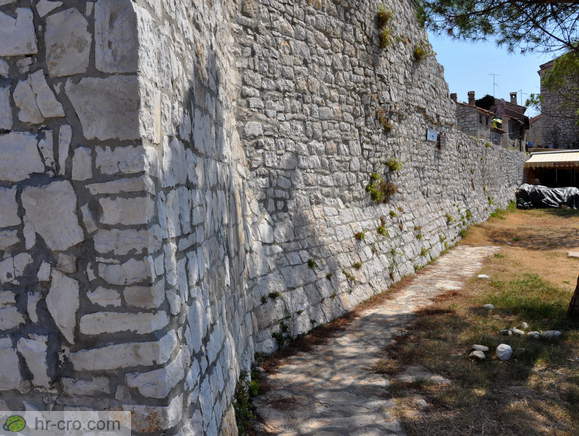 Remains of the Town walls in Umag