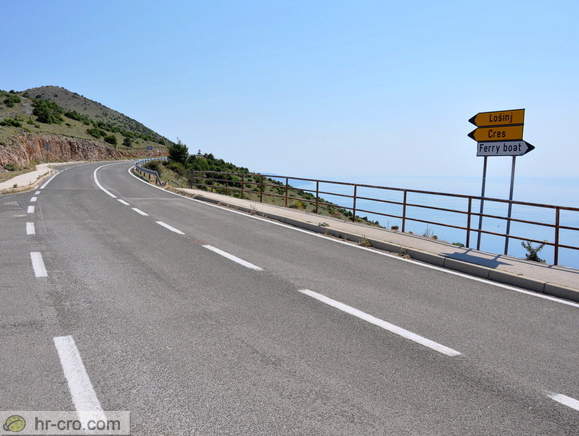 Insel Cres - Aussichtspunkt - Drehen für Beli