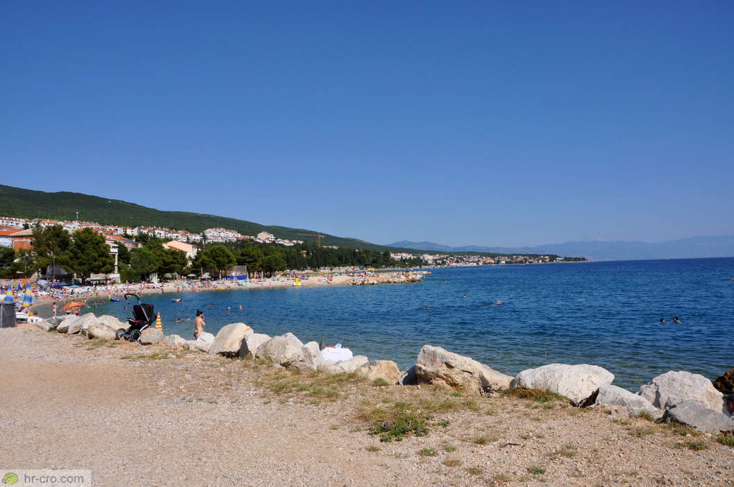 Offene Bucht mit Blick auf die Riviera