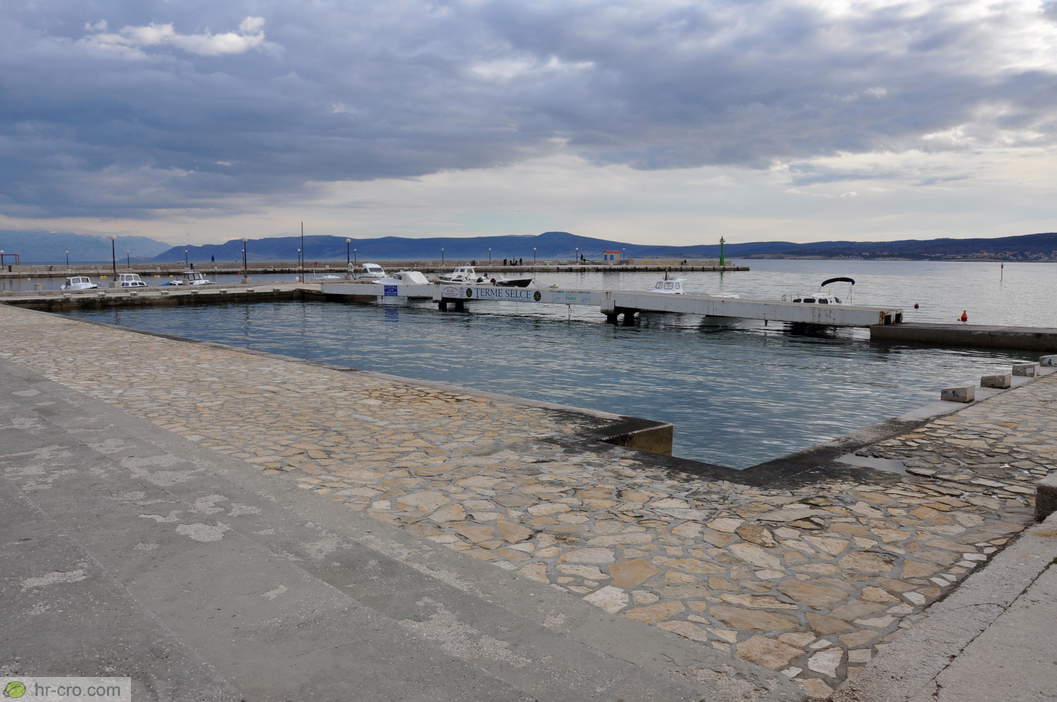 Rectangular sea pool beside the promenade