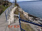 Nudistična plaža na rtu Kačjak - Stopnice do plaže 