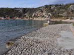 Plaža Kačjak - Betonirani del plaže Kačjak 