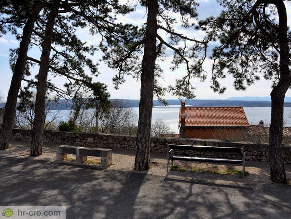 View of the sea and the Krk Island