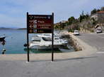 Plaža - Usmerjevalne table - Plaža, arheloško najdišče Lokvišće, pristanišče 