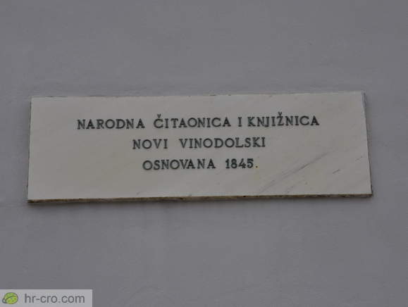National Reading Club and Library of Novi Vinodolski founded in 1845