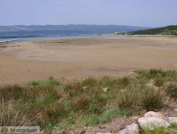 Insel Krk - Saline Bucht - Schlamm Strand
