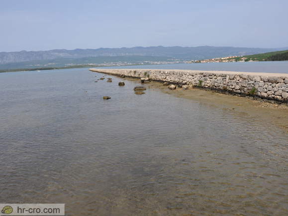 Insel Krk - Saline Bucht - Schlamm Strand