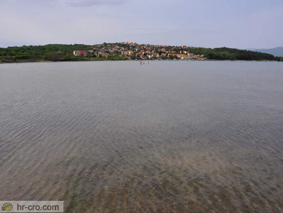Insel Krk - Saline Bucht - Schlamm Strand