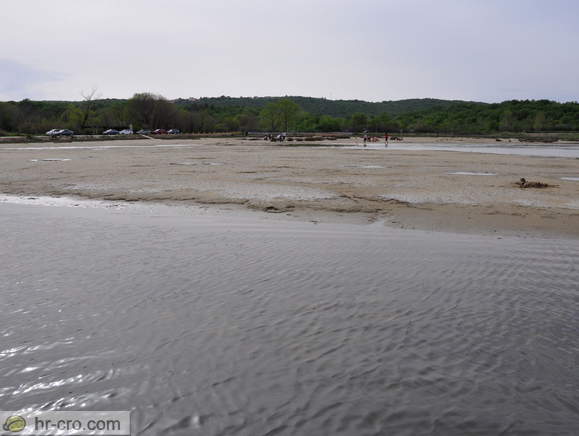 Insel Krk - Saline Bucht - Schlamm Strand