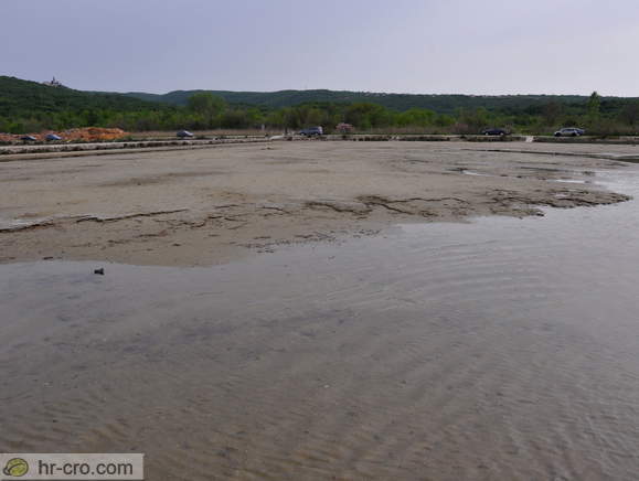 Insel Krk - Saline Bucht - Schlamm Strand