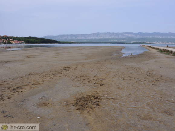 Insel Krk - Saline Bucht - Schlamm Strand