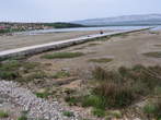 Schlamm Strand - Insel Krk - Saline Bucht - Schlamm Strand 