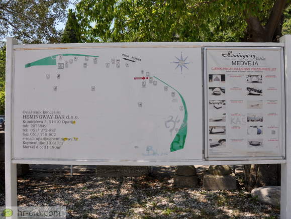 Hemingway Beach - Map