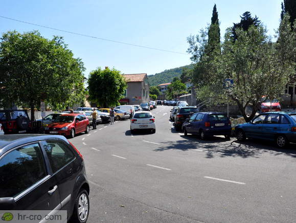 Road in Moscenice to Sveta Jelena