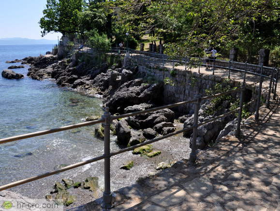 The Coastal Walk of Franz Joseph I between Lovran and Ika
