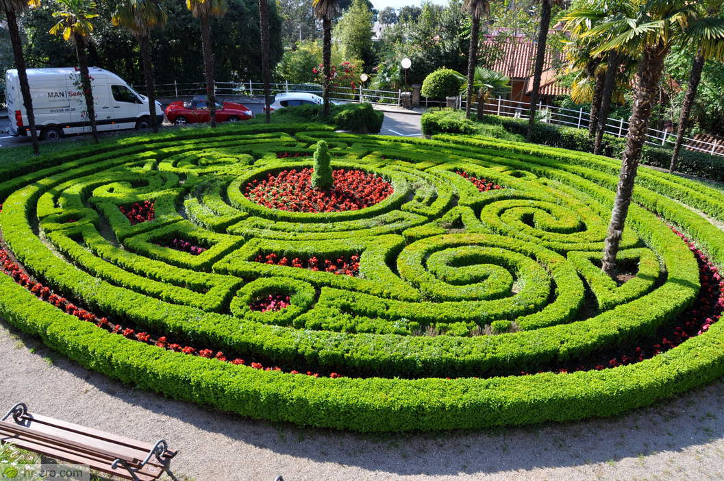 Park in front of the Hotel Opatija