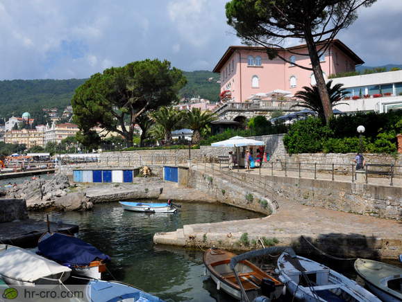 Opatija - Der kleine Hafen von Opatija