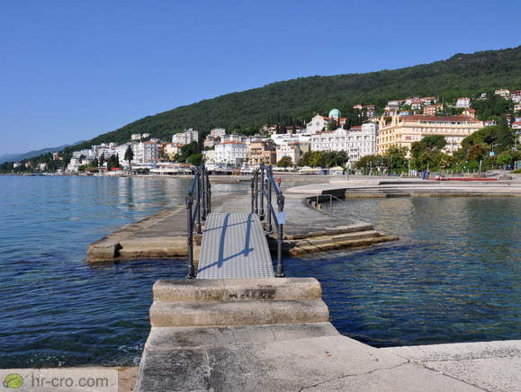 Plaža Slatina v Opatiji