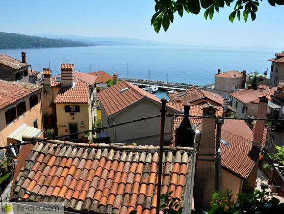 Volosko s pogledom na Kvarnerski zaliv