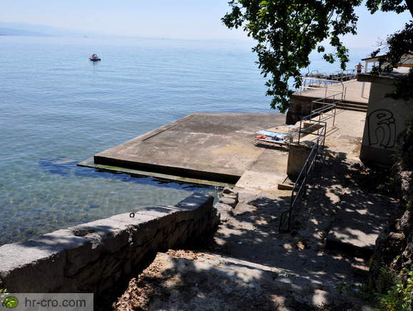 Place for sunbathing