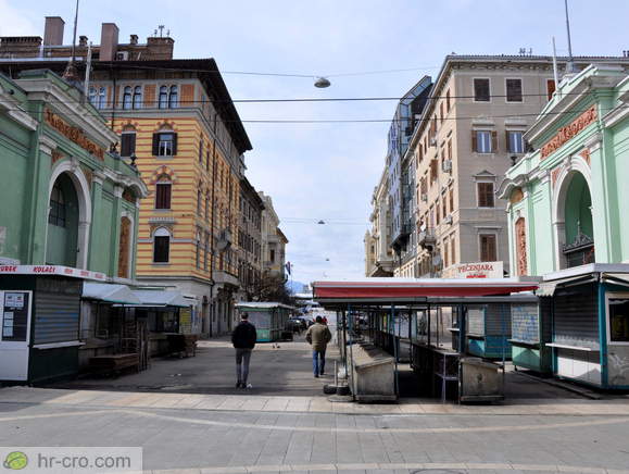 Rijeka - Marktplatz der Stadt