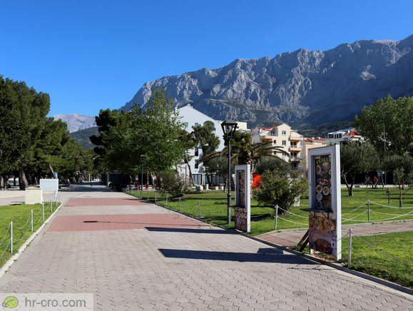 Promenade of Dr. Franjo Tudjman in Makarska