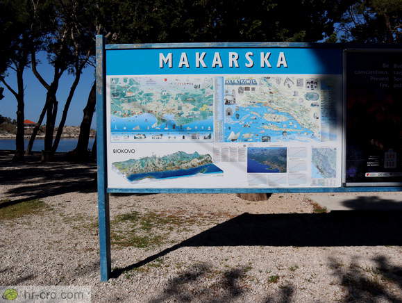 Map -  Makarska