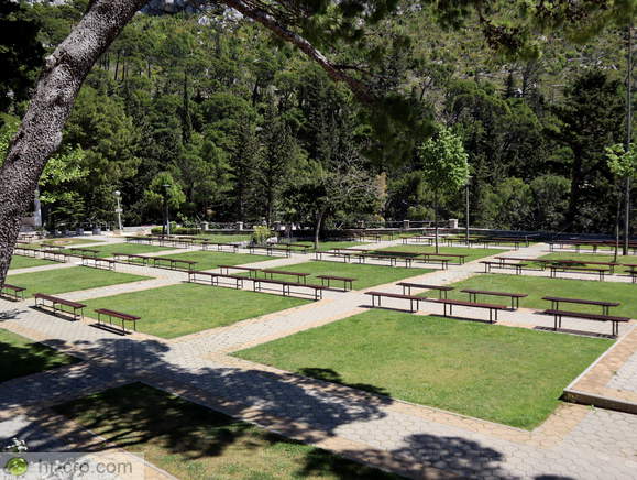 Osrednji prostor svetišča Lurške Matere Božje