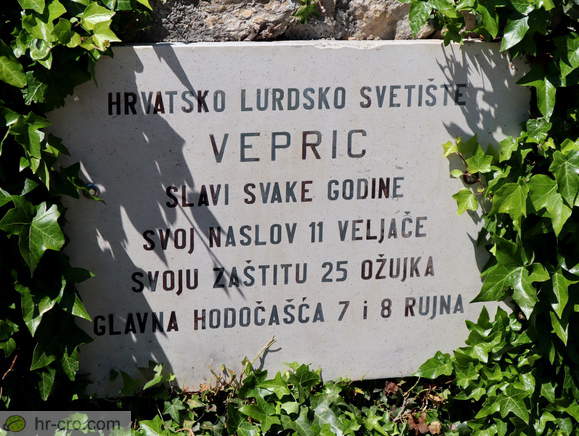 Hrvaško Lurdsko svetišče Vepric - Pomembni dnevi