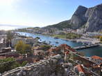 Peovica (Mirabela) Fortress - View of the Cetina River 