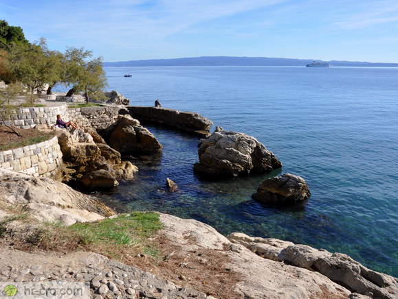 Split - Höhenweg: Strand Zvoncac-Strand Jezinac
