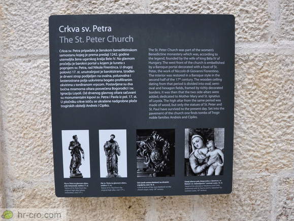 Information board - St. Peter Church