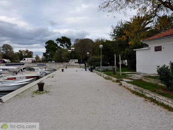 Začetek parka Fortin pri Trogirskem mostu