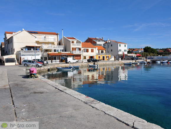 Start of the Port Pakostane on the east side