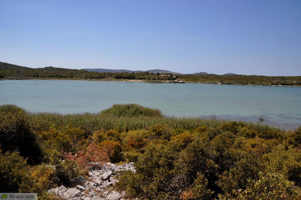 View across the southern part of Vransko Lake