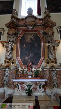 Frančiškanska cerkev - Stranski oltar